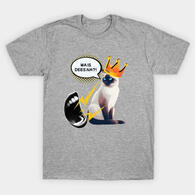 "More Than A T-Shirt. It's A Statement." Funny Cat Design.