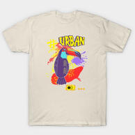 The urban summer bird Design.