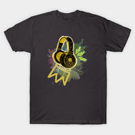 "More Than A T-Shirt. It's A Statement." The street art headphone design
