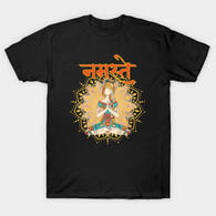 "More Than A T-Shirt. It's A Statement." The spiritual yoga design.